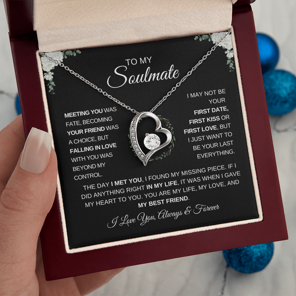 To My Soulmate | Meeting You | Forever Love Necklace