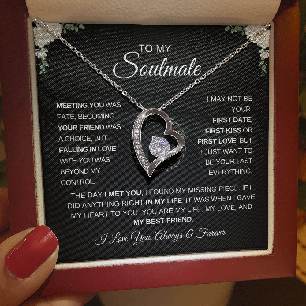 To My Soulmate | Meeting You | Forever Love Necklace