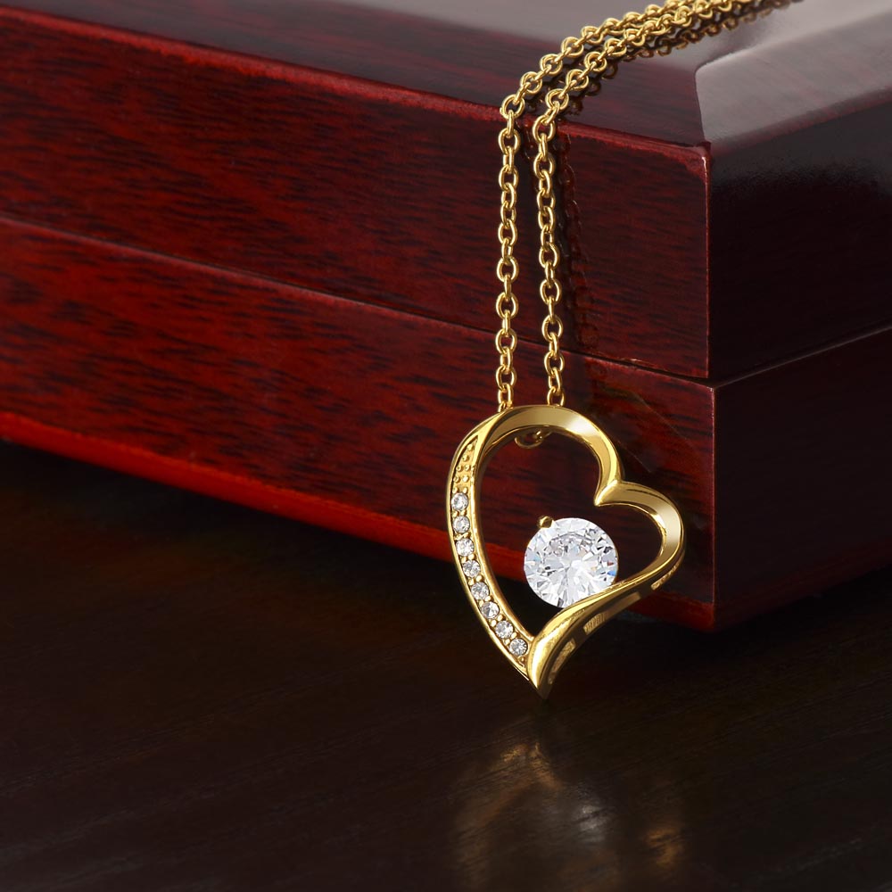 To My Daughter | Never Forget | Forever Love Necklace