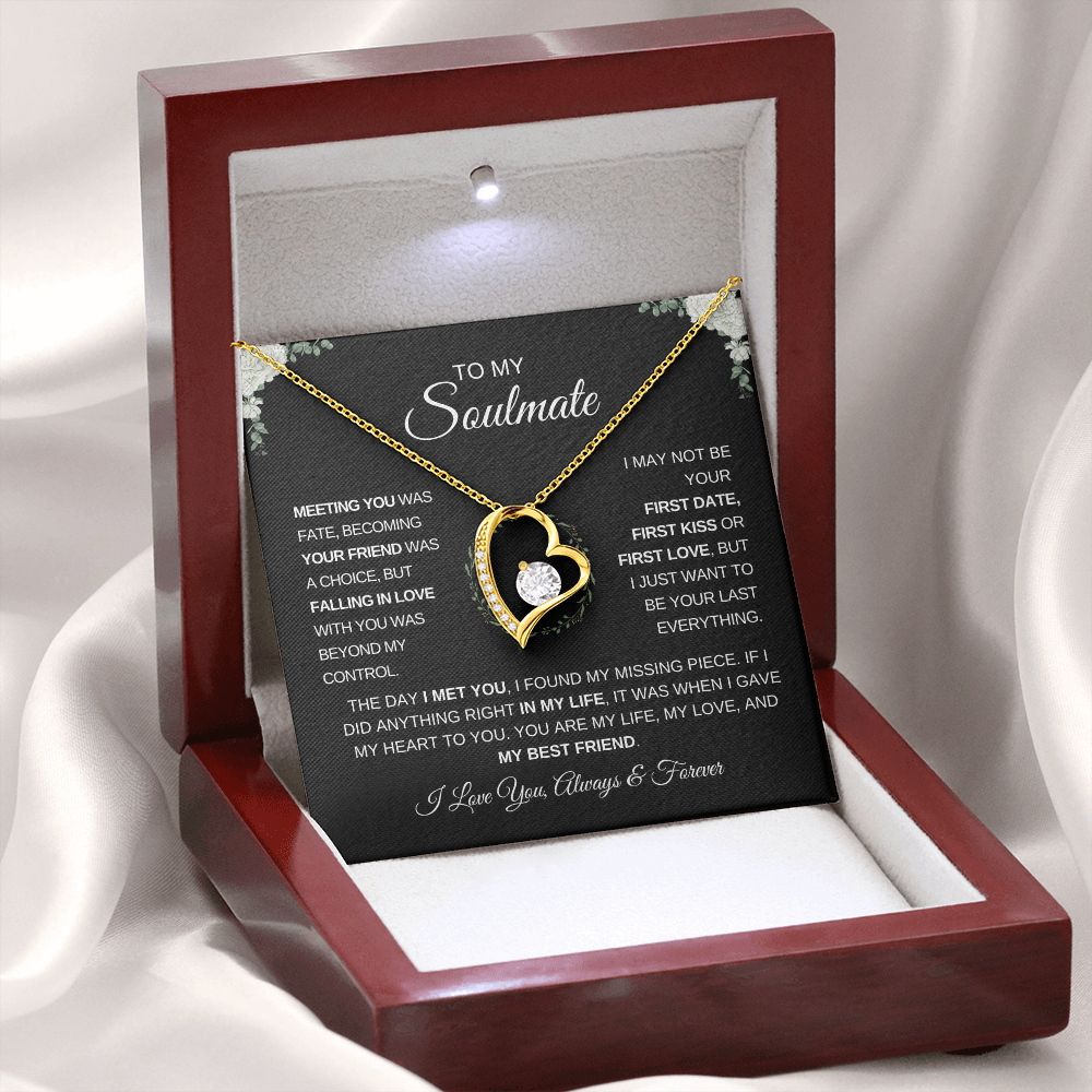 To My Soulmate | Meeting You | Forever Love Necklace