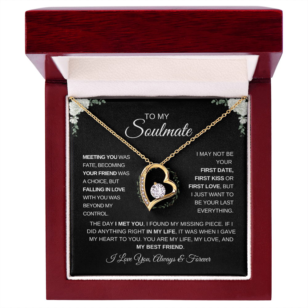 To My Soulmate | Meeting You | Forever Love Necklace