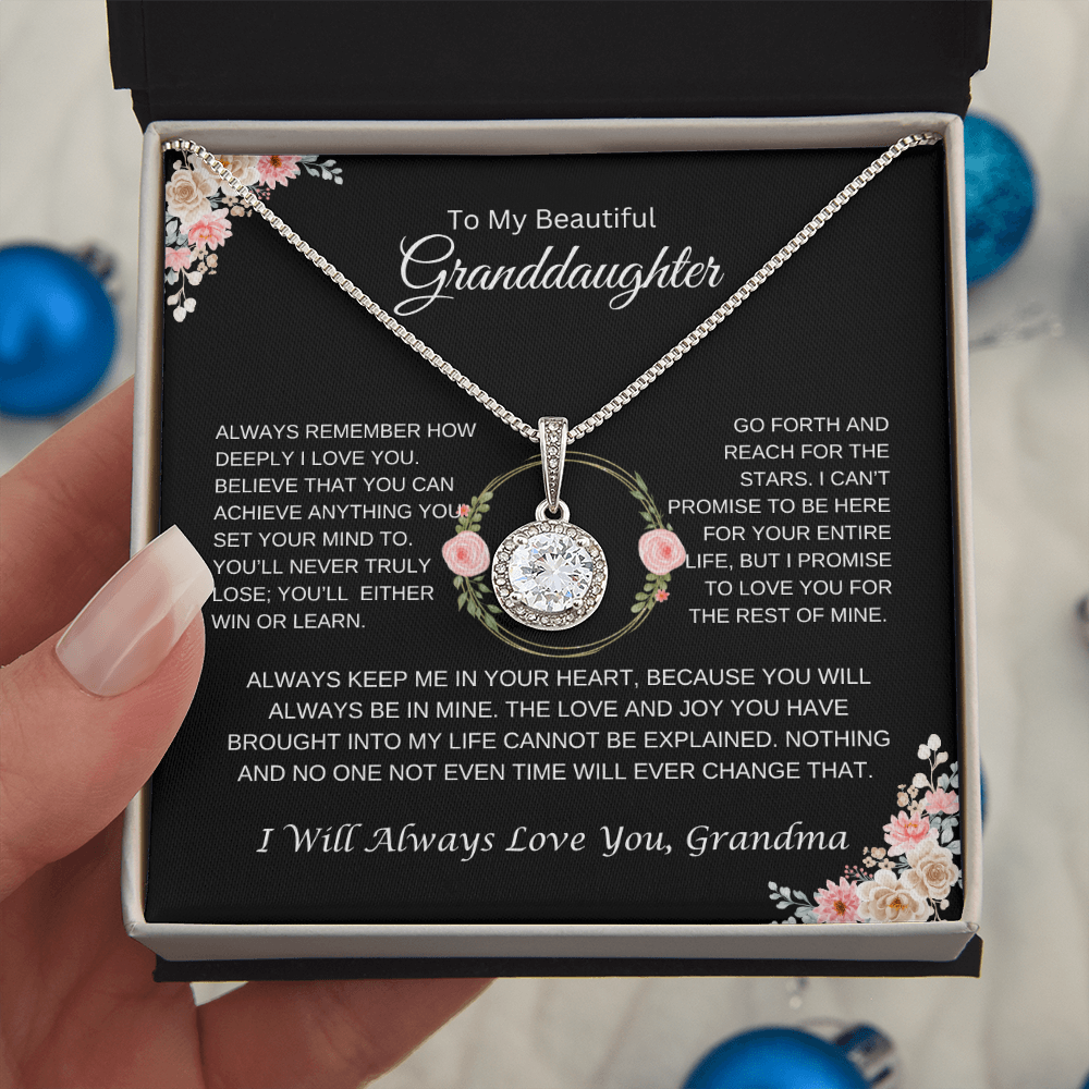 To My Beautiful Granddaughter | Always Love You | Eternal Hope Necklace