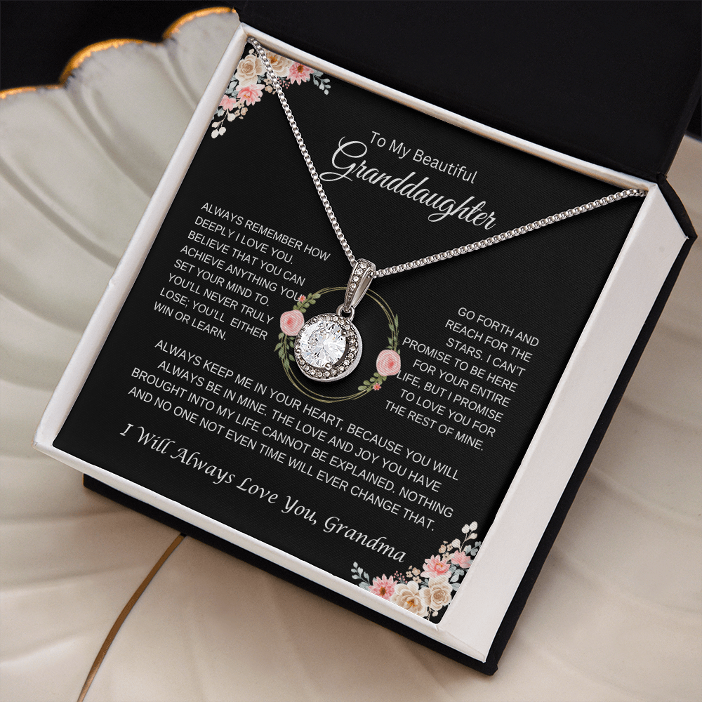 To My Beautiful Granddaughter | Always Love You | Eternal Hope Necklace