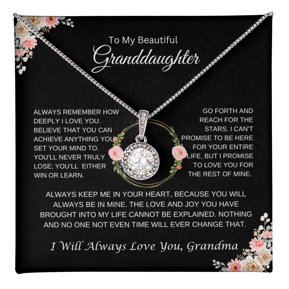 To My Beautiful Granddaughter | Always Love You | Eternal Hope Necklace