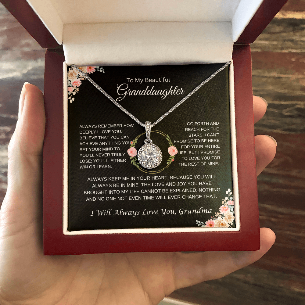 To My Beautiful Granddaughter | Always Love You | Eternal Hope Necklace
