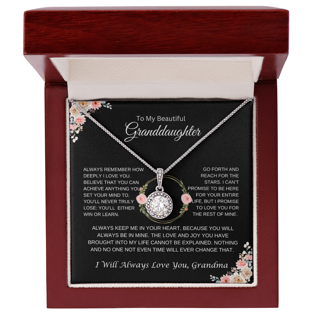 To My Beautiful Granddaughter | Always Love You | Eternal Hope Necklace