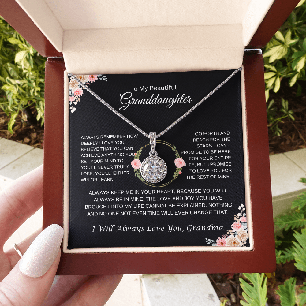 To My Beautiful Granddaughter | Always Love You | Eternal Hope Necklace