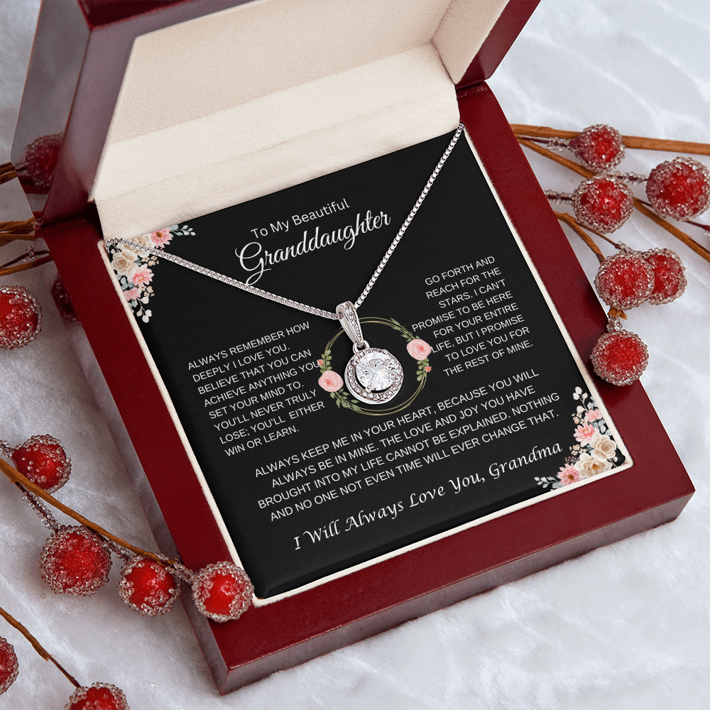 To My Beautiful Granddaughter | Always Love You | Eternal Hope Necklace