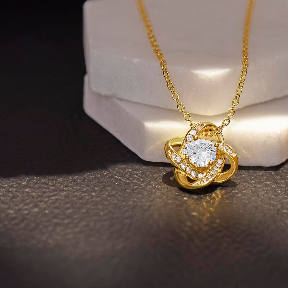To My Beautiful Future Wife | Always & Forever | Love Knot Necklace