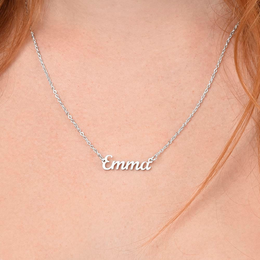 To My Amazing Daughter | From The Moment | Personalized Name Necklace