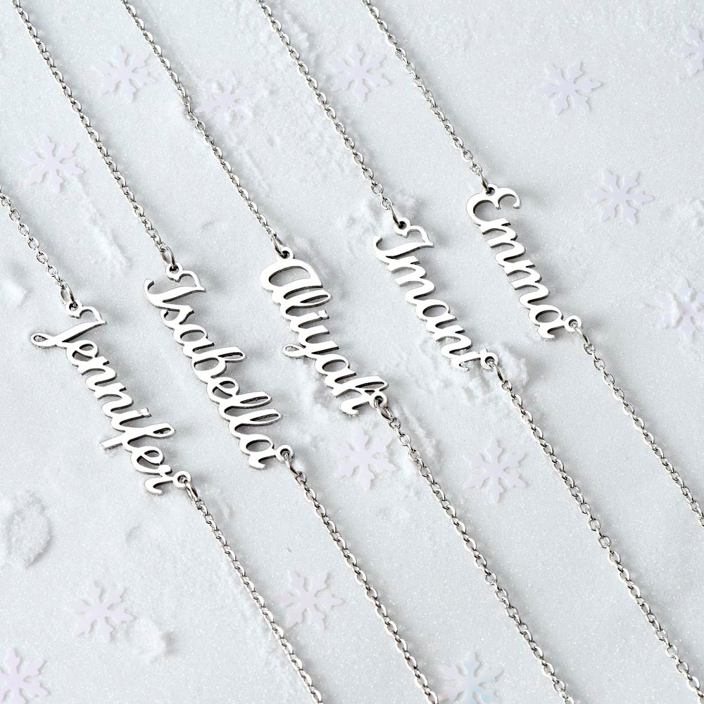 To My Amazing Daughter | From The Moment | Personalized Name Necklace