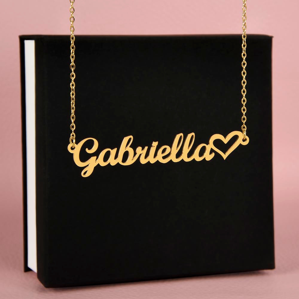 To My Sweet Goddaughter | My Very Own | Heart Name Necklace