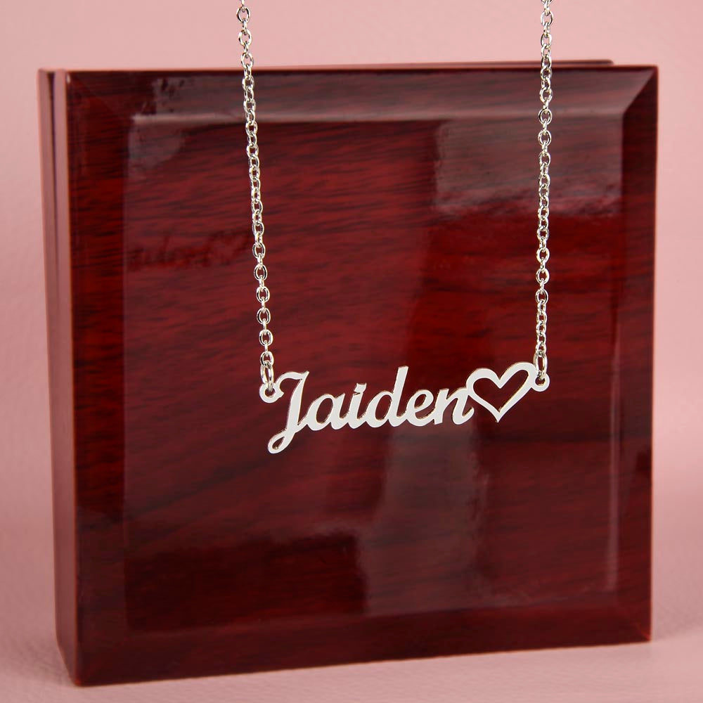 To My Sweet Goddaughter | My Very Own | Heart Name Necklace