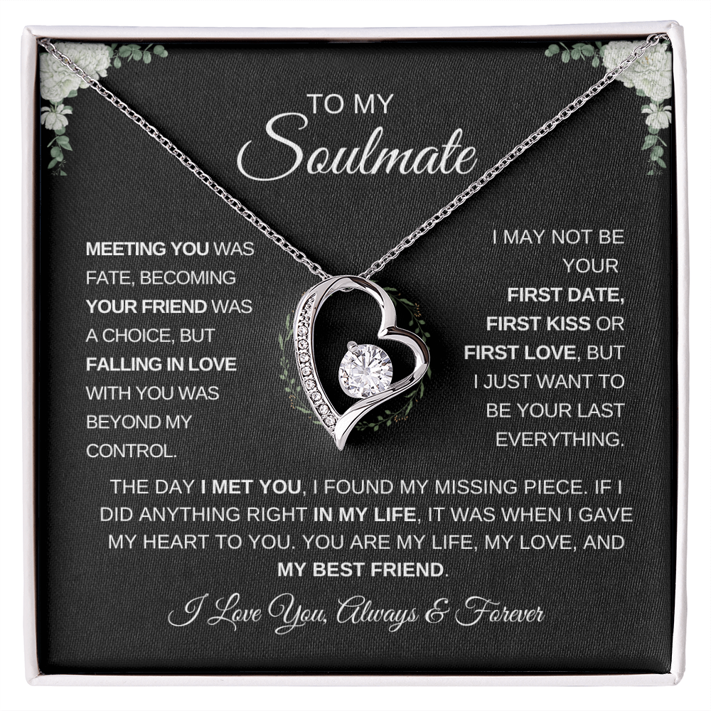To My Soulmate | Meeting You | Forever Love Necklace