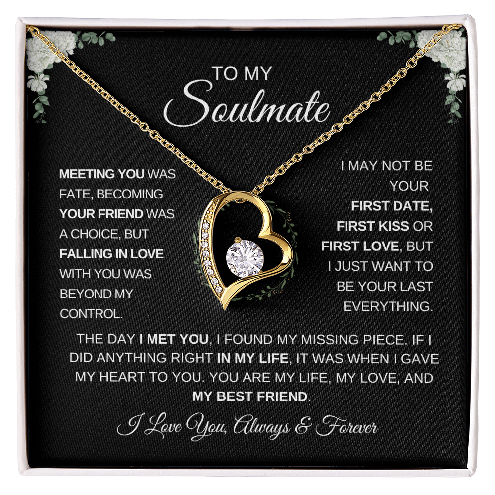 To My Soulmate | Meeting You | Forever Love Necklace