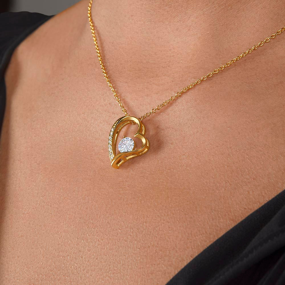 To My Daughter | Never Forget | Forever Love Necklace