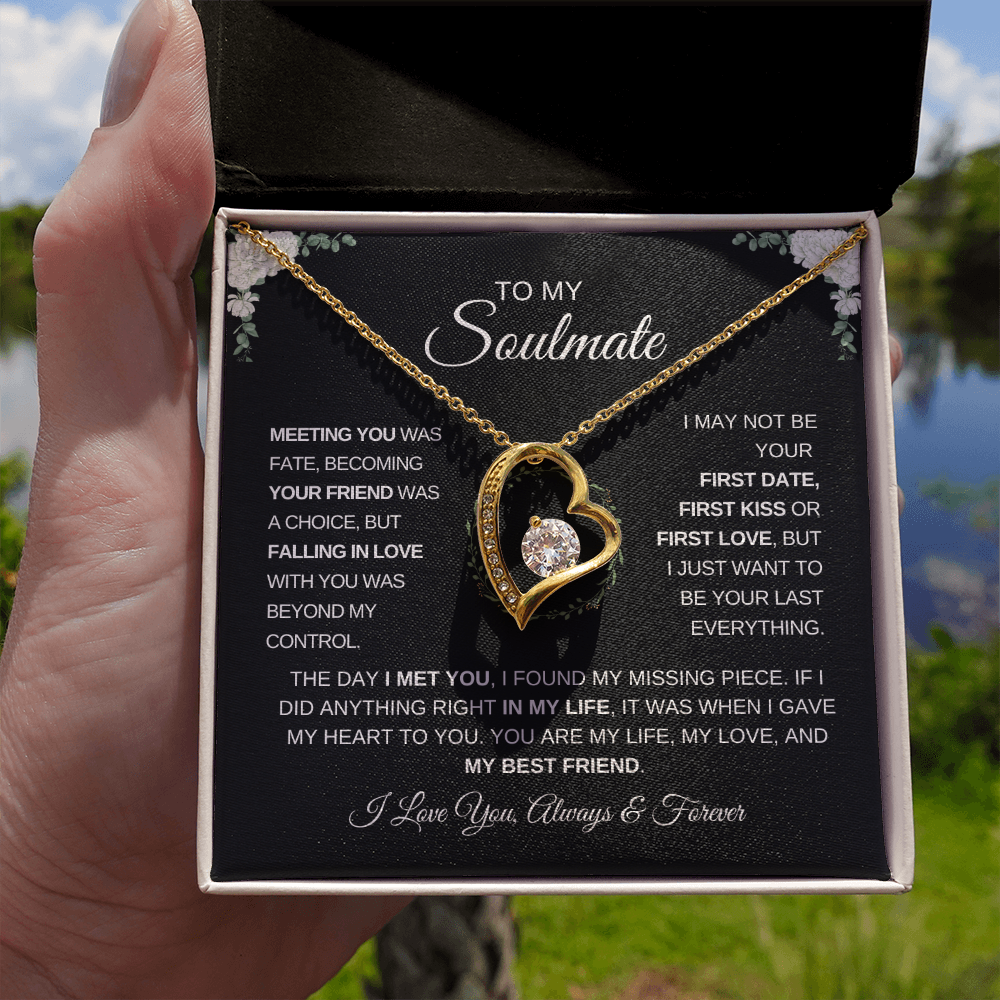 To My Soulmate | Meeting You | Forever Love Necklace