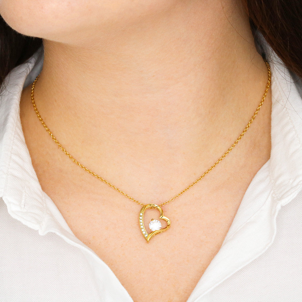 To My Beautiful Wife | Love You Longer | Forever Love Necklace