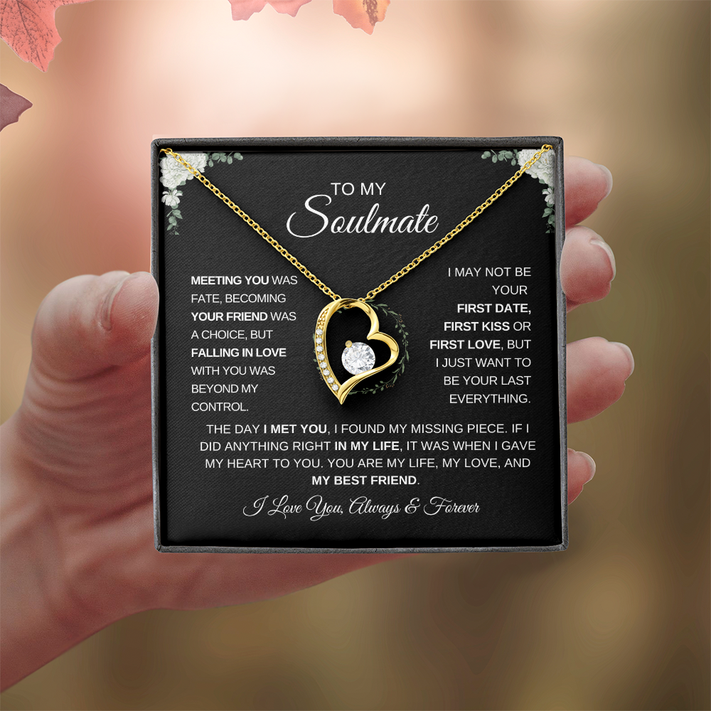 To My Soulmate | Meeting You | Forever Love Necklace