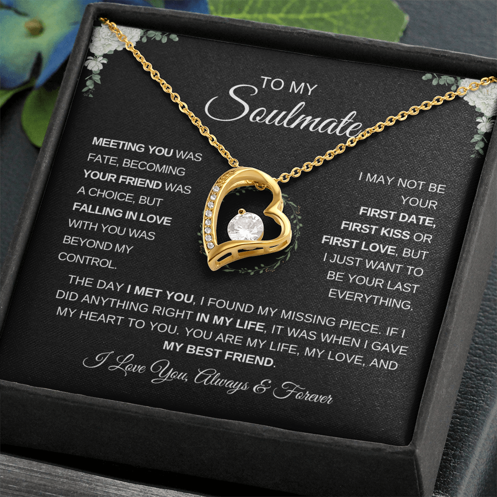 To My Soulmate | Meeting You | Forever Love Necklace