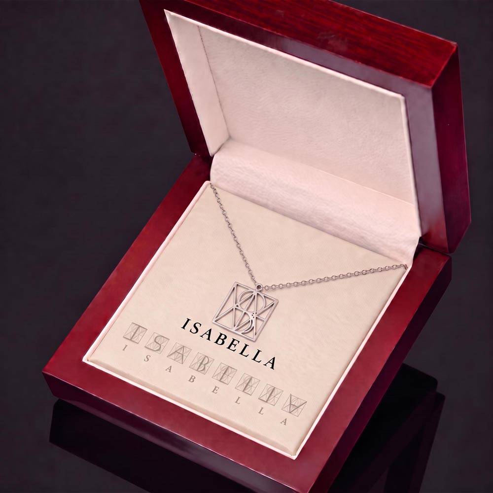 Custom Name Logo Necklace: Personalized Jewelry, Birthday Gifts, Christmas Gifts, Made In USA