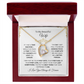 To My Beautiful Wife | Love You Longer | Forever Love Necklace