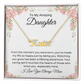 To My Amazing Daughter | From The Moment | Personalized Name Necklace