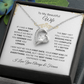 To My Beautiful Wife | Love You Longer | Forever Love Necklace
