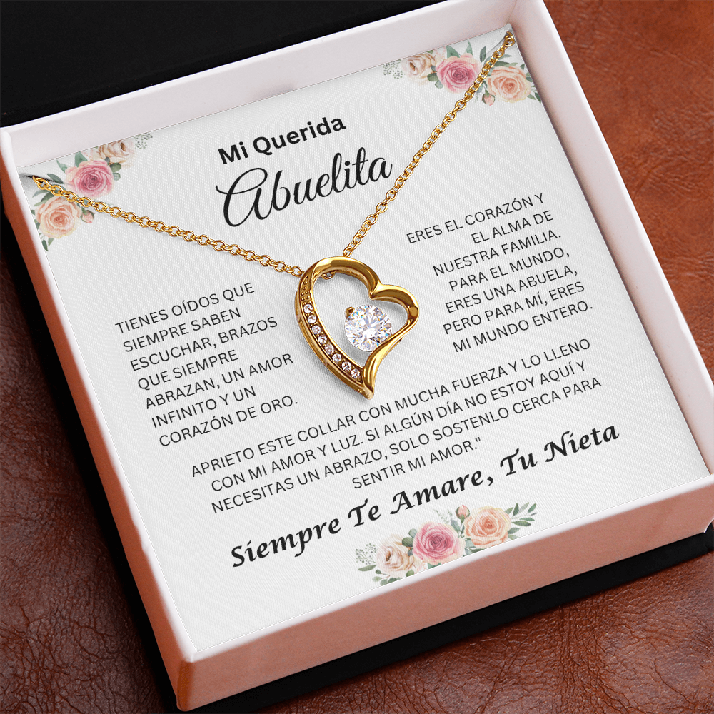 Mi Querida Abuelita | Amor Y Luz | Collar De Amor Eterno